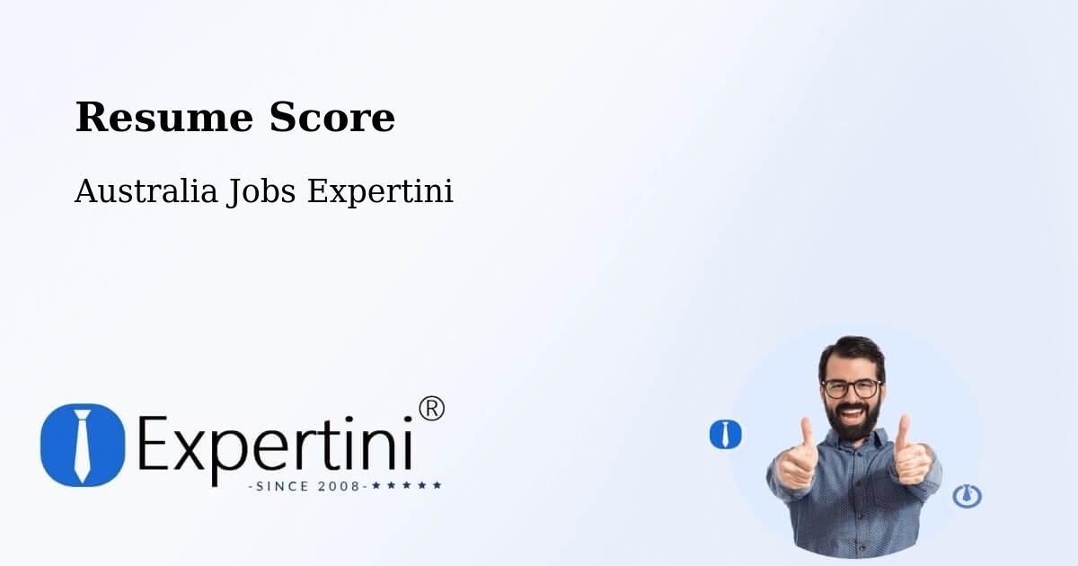 Resume Score & Job Description Match Tool – Robina - Australia Jobs Expertini